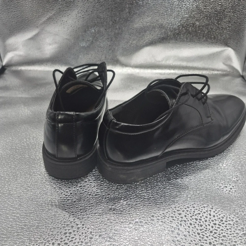 Restoration Charles Mens Black Lace Up Formal Dress Shoes 4M 702546